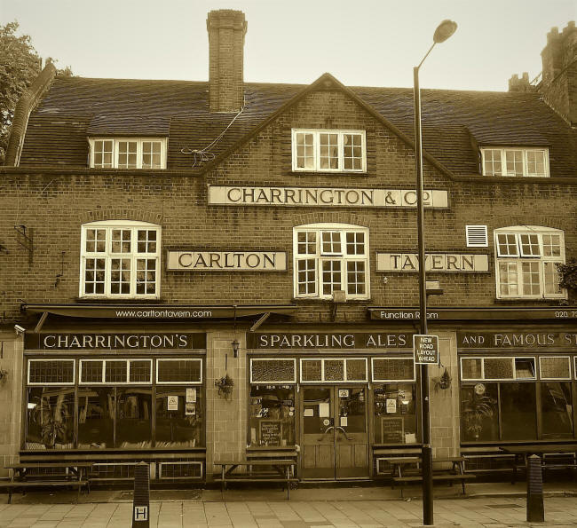 Carlton Tavern, 33 Carlton Vale, NW6 - end of March 2015, just prior to being demolished.