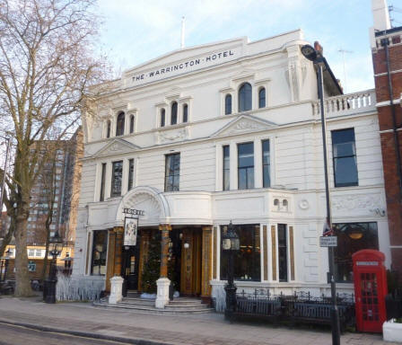 Warrington Hotel, 93 Warrington Crescent, W9 - in January 2010