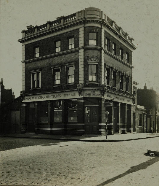 Lord Nelson, 1 Manchester Road, Poplar E14