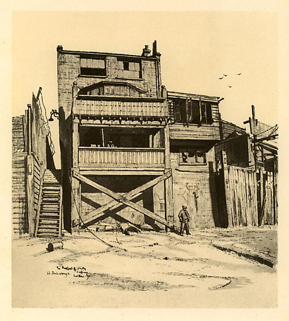 Prospect of Whitby by W Fairclough - in 1941