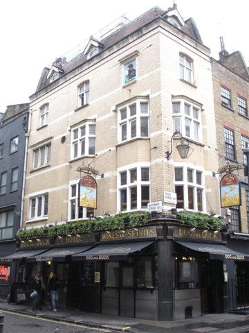 Dog & Duck, 18 Bateman Street, W1 - in May 2007