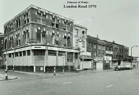 Princess of Wales, 45 & 46 London Road, Southwark - in 1970