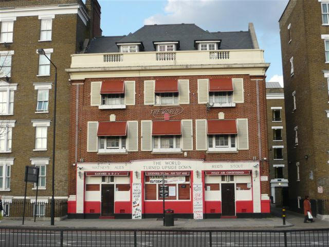 World Turned Upside Down, 145 Old Kent Road, SE1 - in April 2008