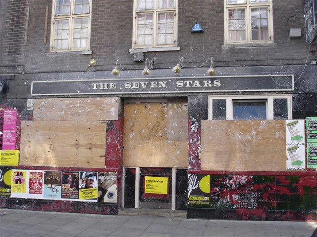 The Seven Stars, was re-built in 1937 and closed in November 2002. The building is now derelict.