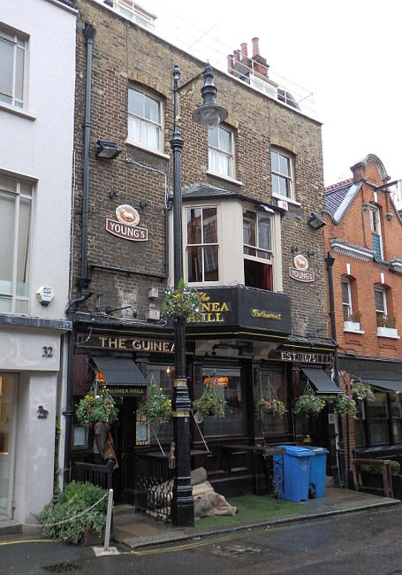 Guinea, 30 Bruton place, Mayfair W1 - in March 2012