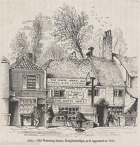 White Hart, Knightsbridge - as it appeared in 1841