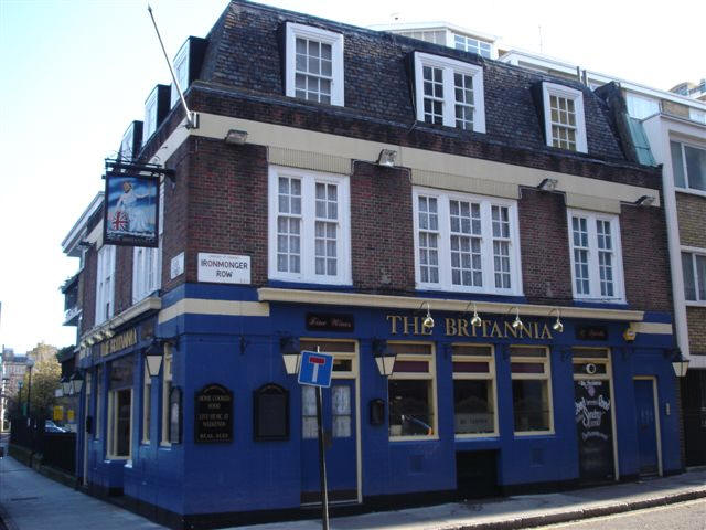 Britannia, 94 Ironmonger Row - in December 2006