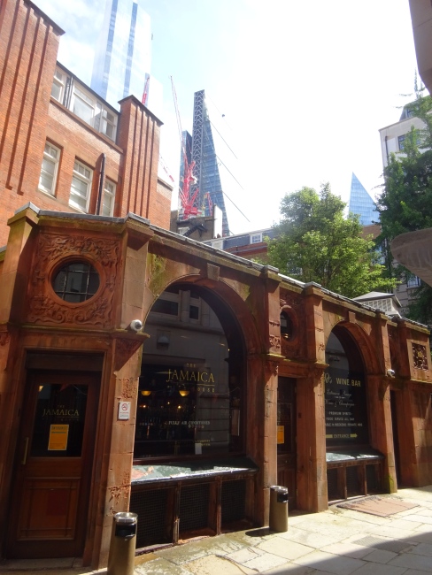Jamaica Wine House, 12 St Michaels Alley  EC3 - in June 2021
