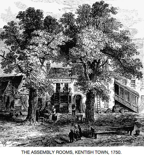 Assembly House, Kentish Town in circa 1750