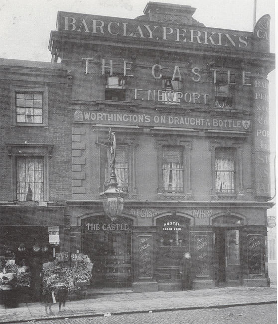 The Castle Tavern, Kentish Town Road - licensee F Newport (circa 1910)