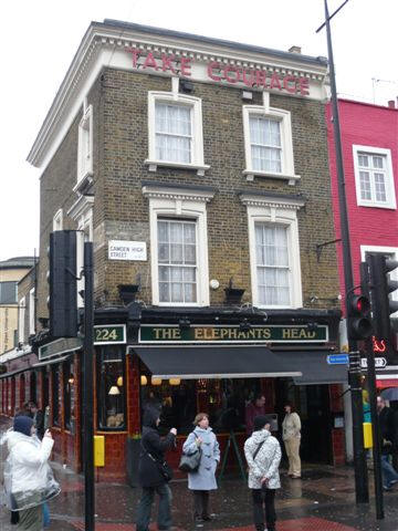 Elephant's Head, 224 High Street, Canden, NW1 - in March 2008