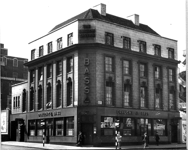 Euston Tavern, Euston Road, Kings Cross - in 1953