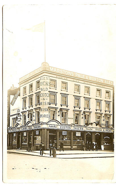 Euston Tavern, 73 & 75 Euston Road - licensee Alex Hicks