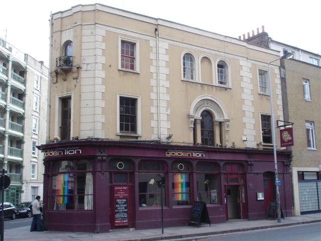 Golden Lion, 2 Britannia Street, WC1 - in May 2007