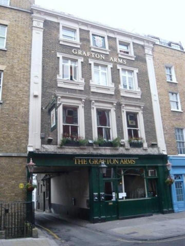 Grafton Arms, 72 Grafton Way, W1 - in January 2009