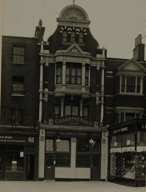 Kings Arms, 82 Tottenham Court Road W1 - in 1939