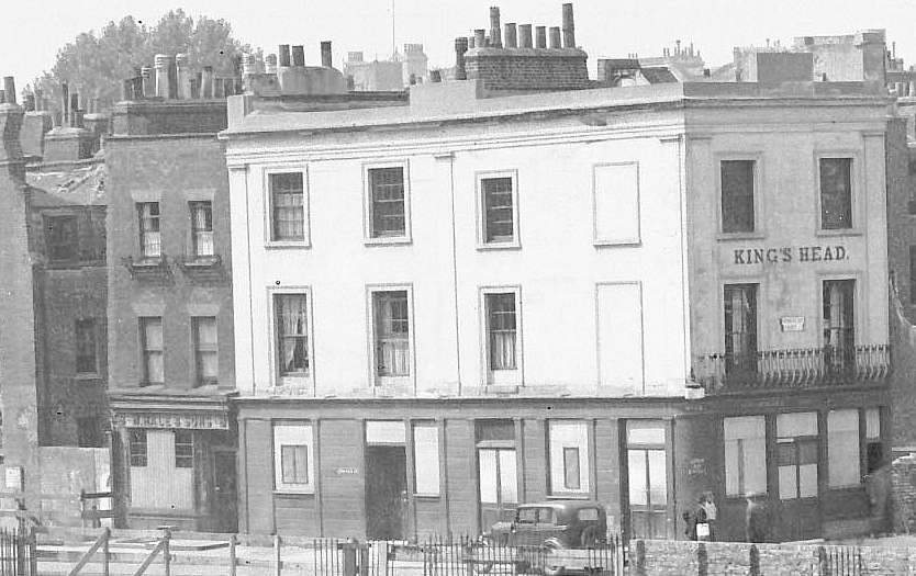 The Kings Head, 12 Cumberland Market - circa 1950 (Professional Photographer is Douglas Burn, 69 Albany Street NW1)