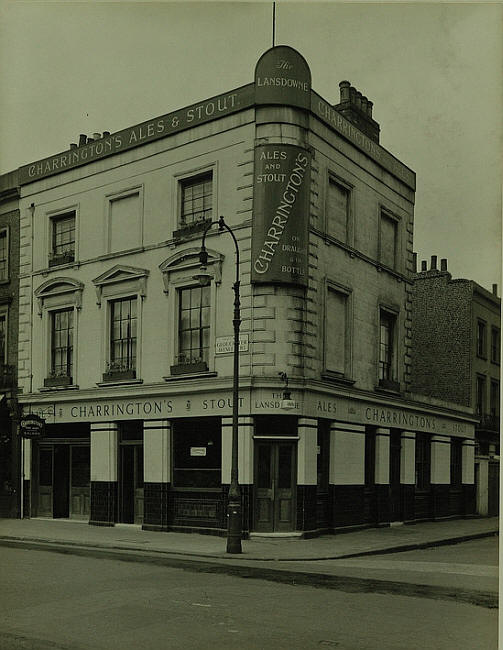 Lansdowne Arms,  90 Gloucester Road NW1 - in 1939