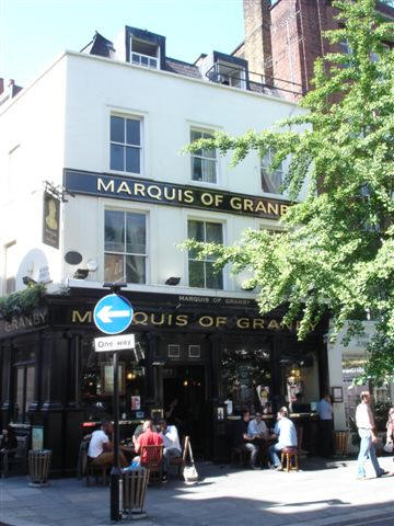 Marquis of Granby, 2 Rathbone Street, W1 - in May 2007