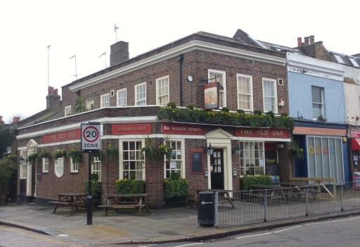 Old Oak Tavern, 1 Mansfield Road NW3 - in February 2010