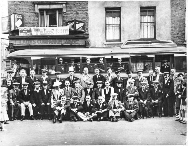 View from the Parrs Head, Camden Town - in 1936