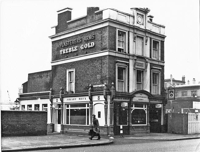 Plasterers Arms, 1 Eversholt Street, Euston Square in circa 1962