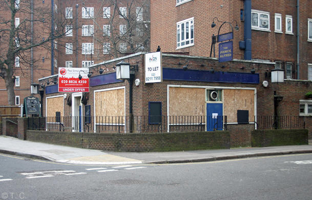 Prince Alfred, 17 Goldington Crescent, NW1 - in March 2010
