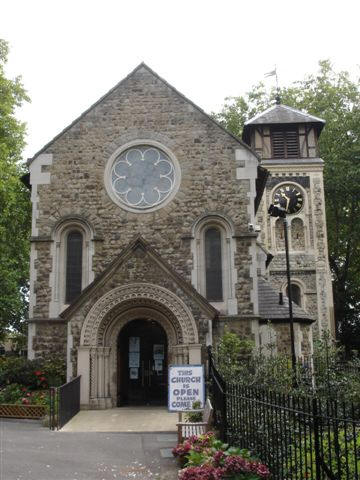 Old St Pancras church - in September 2007