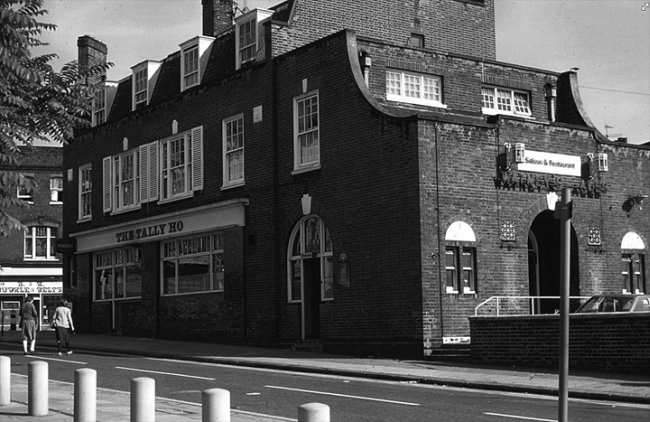 Tally Ho, Kentish Town, looking from the Forum Cinema, Highgate Road, towards Fortess Road