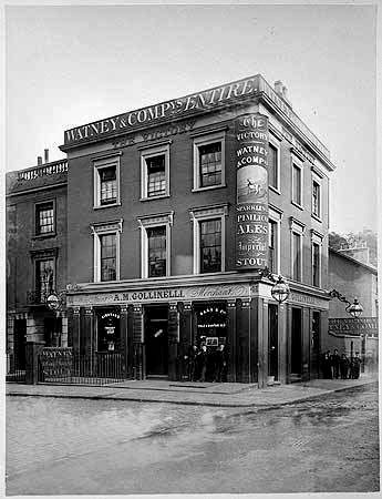 Victory, 41 Clarence Way, Kentish Town - circa 1880s landlady A M Gollinell