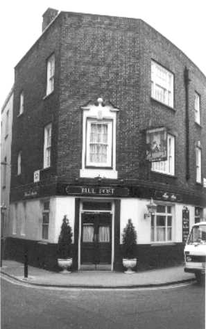 Blue Posts, 86 - 89 Cowcross Street EC1- in 1987