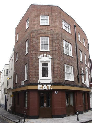 Blue Posts, 86 - 89 Cowcross Street EC1- in March 2007