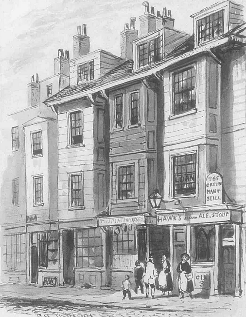 Green Man & Still, 18 Cowcross Street - circa 1870