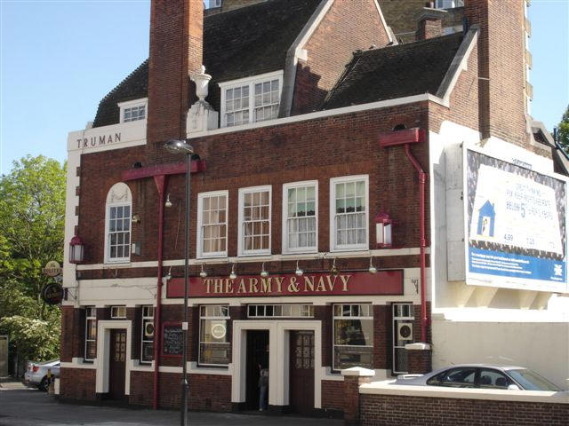 Army & Navy, 1 Matthias Road, N16 - in May 2007