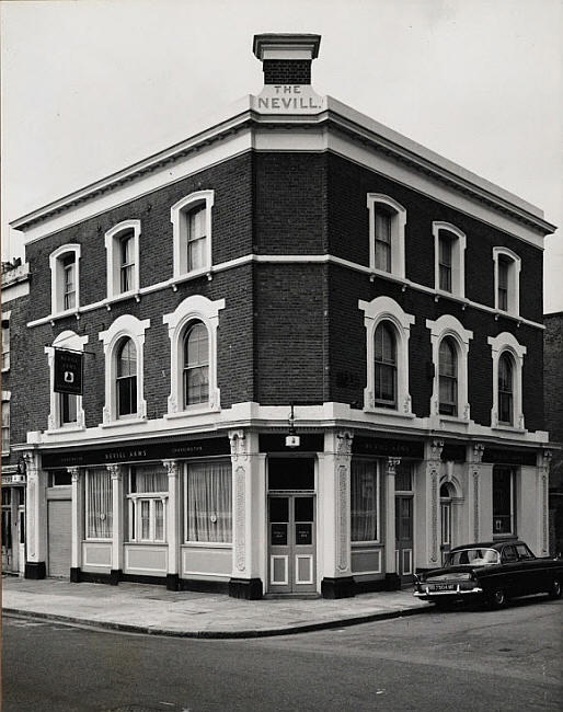 The Nevill, Nevill Road, Stoke Newington - in 1964