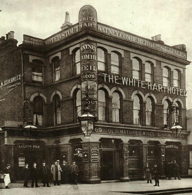 White Hart, 69 High Street - in 1904 Proprietor is A Stiebritz