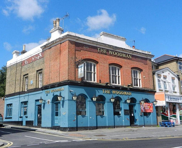 Woodman, 110 Kirkdale, Sydenham, SE26 - in July 2011