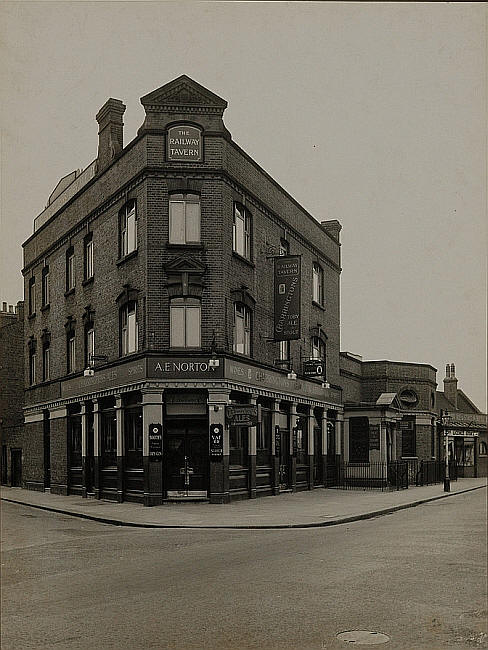 Railway Tavern, 65 White Hart Lane, Tottenham N17 - A E Norton