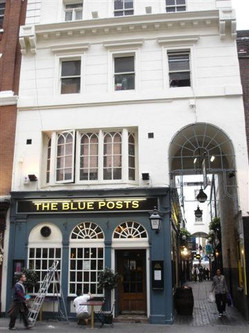 Blue Posts, 28 Rupert Street, WC2 - in April 2007