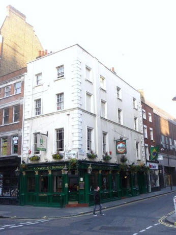 Coach & Horses, 1 Great Marlborough Street, W1 - in November 2009