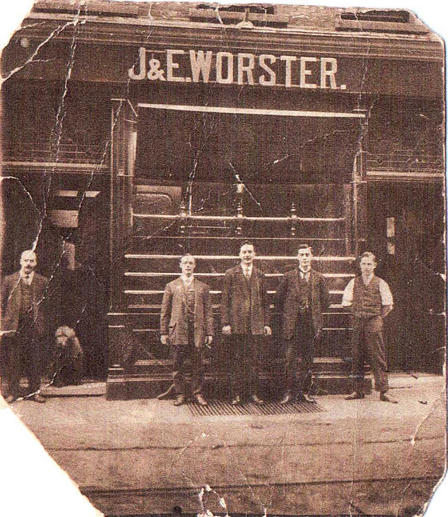 The Fountain, 16 Ingestre Place, Broadwick Street, London W1 - dated 1921 (Licensees J & E Worster)