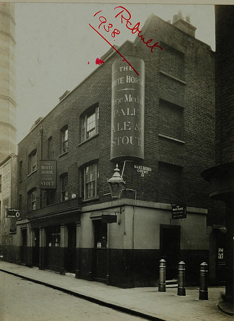 White Horse, 16 Newburgh Street W1 - rebuilt 1938