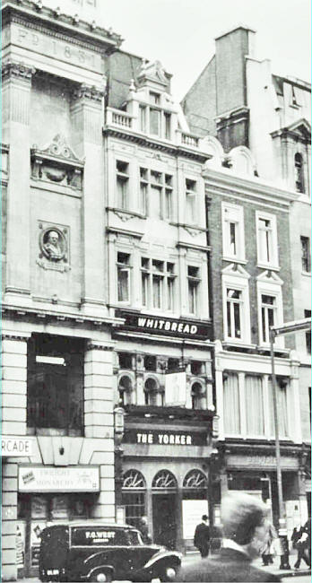 Yorker, 189 Piccadilly, Westminster W1 - in 1958