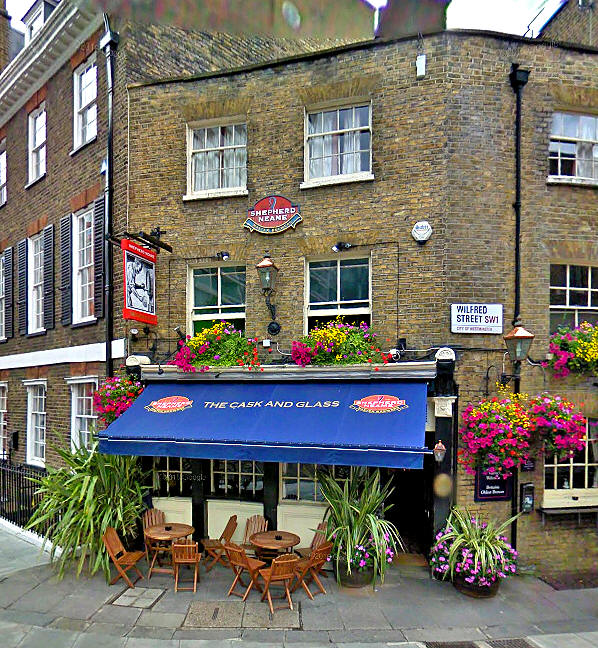 Cask and Glass, 39 & 41 Palace Street, St Margaret, Westminster