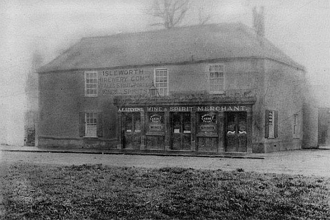 Dukes Head, Bedfont Green - in 1890 (licensee A E Stevens)