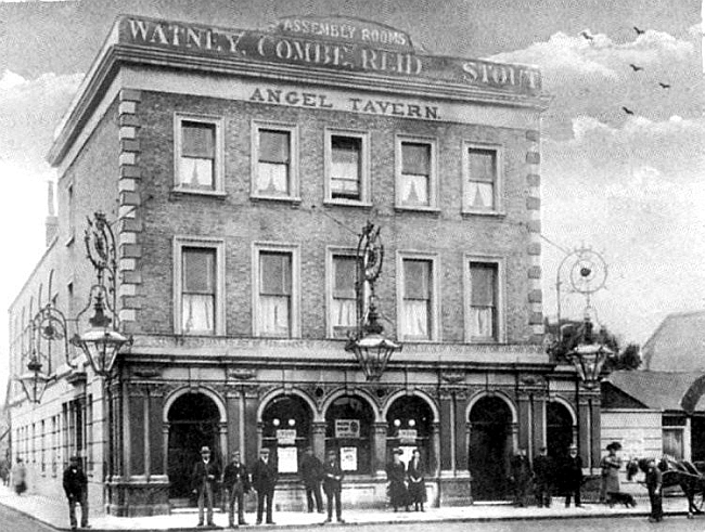 Angel Tavern & Assembly Rooms, Edmonton - circa 1900