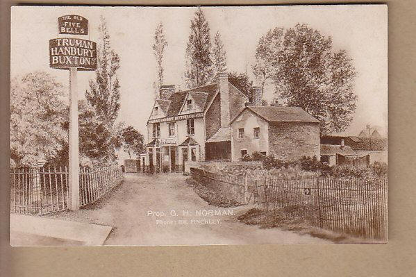 (The Old) Five Bells, Finchley - proprietor - G H Norman