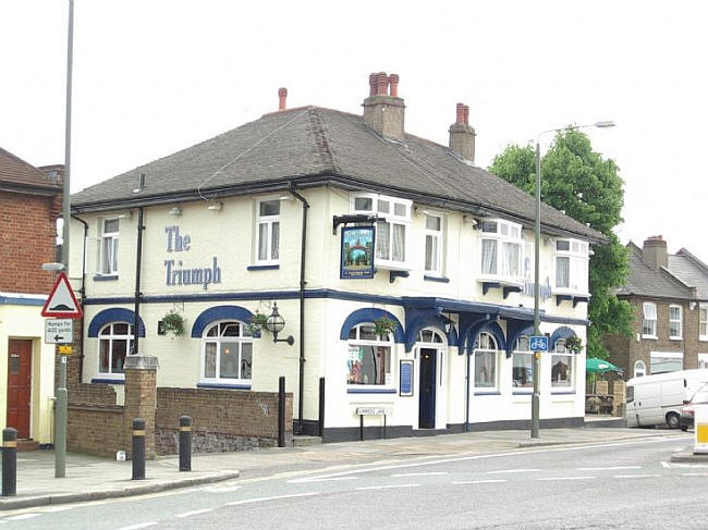 Triumph, 274 Summers Road, Friern Barnet N12 - in June 2004