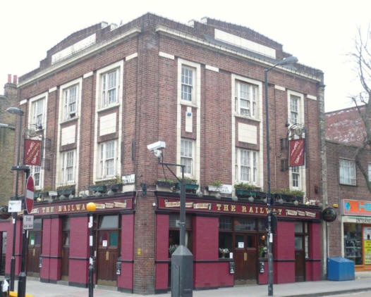 Railway Hotel, Wells Terrace, London N4 - in February 2009