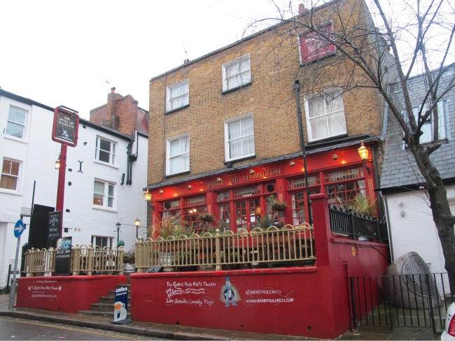 The Duke Of Hamilton, New End, NW3 in 2017.